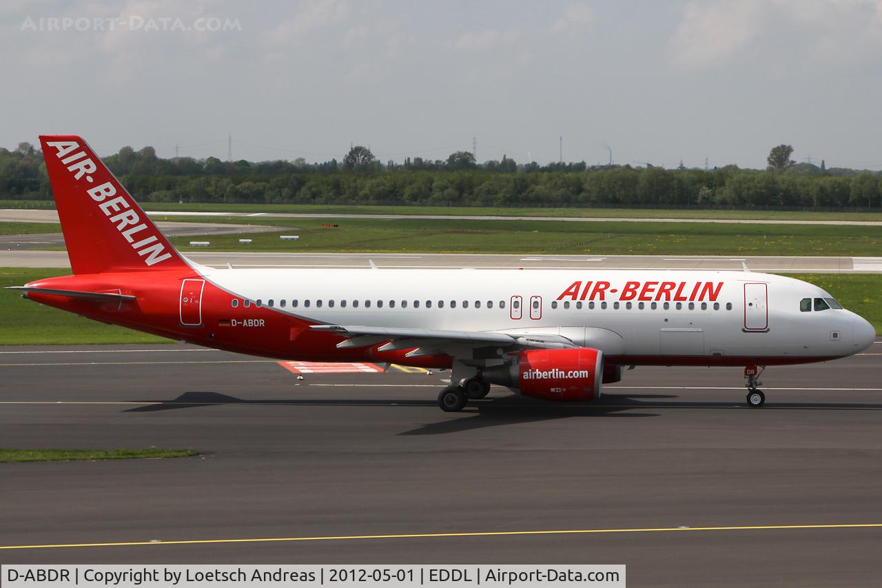 D-ABDR, 2007 Airbus A320-214 C/N 3242, BER8572 Dusseldorf to Bari, Palese Macchie (BRI)