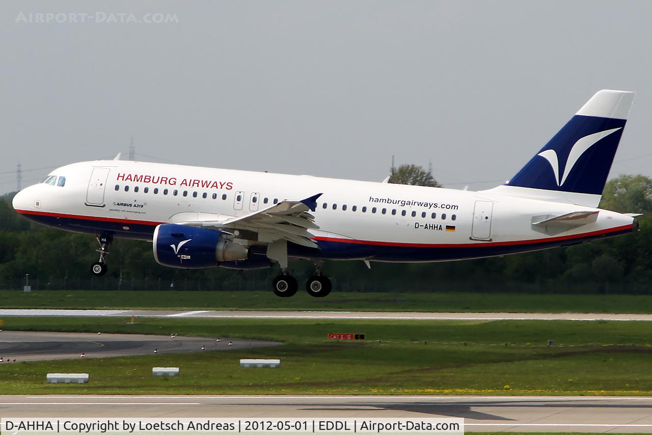 D-AHHA, 2008 Airbus A319-112 C/N 3533, Hamburg Airways