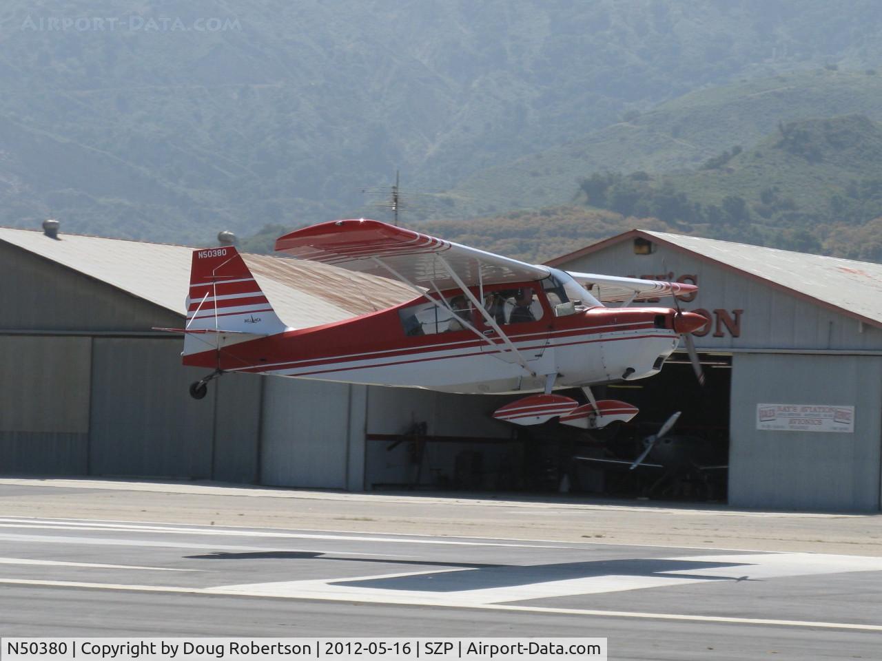 N50380, 1979 Bellanca 7ECA Citabria Citabria C/N 1291-79, 1979 Bellanca 7ECA CITABRIA, Lycoming O-235 115 Hp, on final Rwy 22