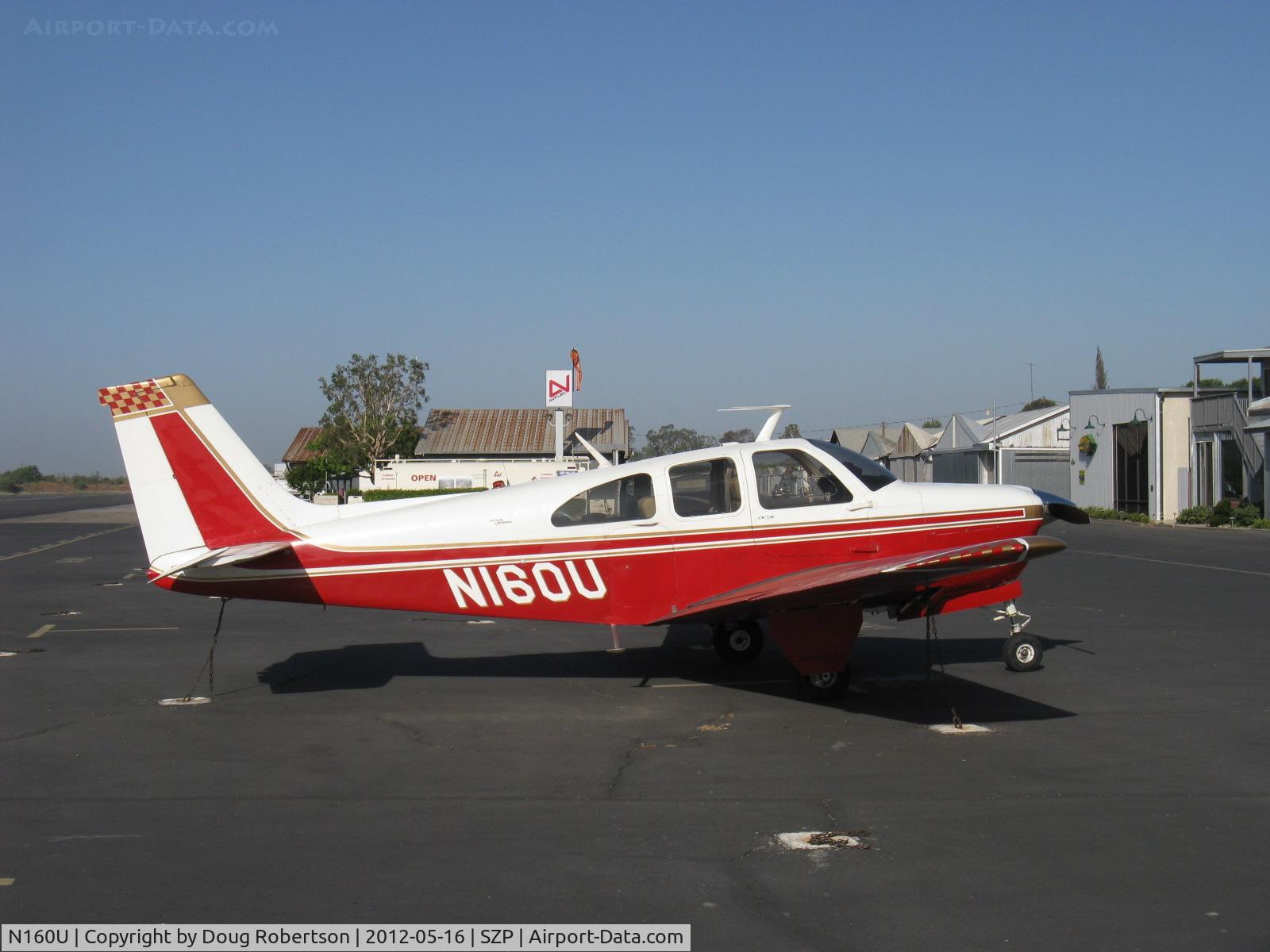 N160U, 1960 Beech E33C Bonanza C/N CJ-9, 1960 Beech E33C BONANZA, Continental IO-520 285 Hp, Rare aerobatic version for two passengers at 2,800 lbs. gross. Many structural changes, Quick-rel. door, G-meter, shoulder harnesses, special fuel boost pump, checkerboard paint on tail