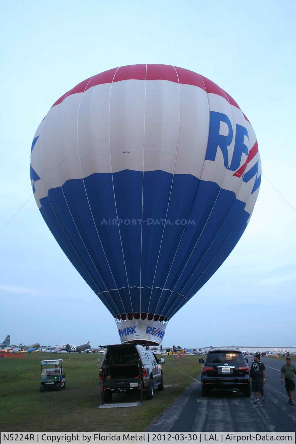 N5224R, 2006 Aerostar International Inc S-57A C/N S57A-3246, Remax Balloon