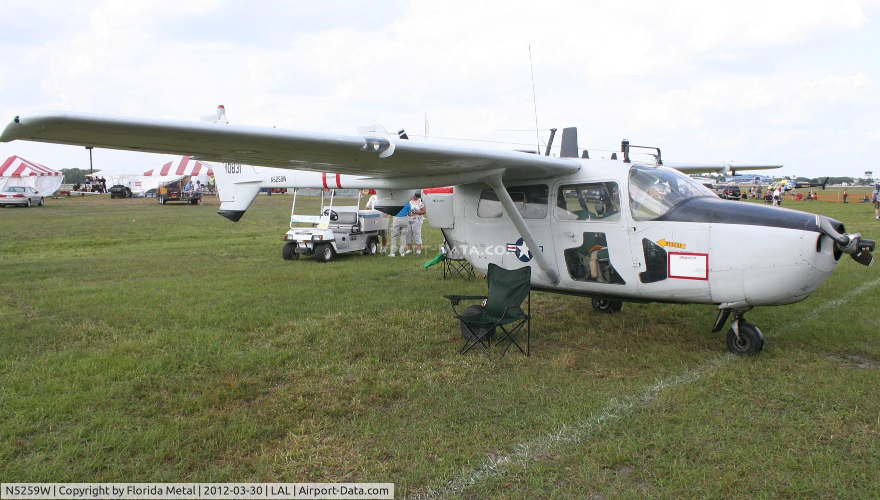 N5259W, 1968 Cessna M337B (O-2A) Super Skymaster C/N 337M-0196 (68-10831), Cessna O-2