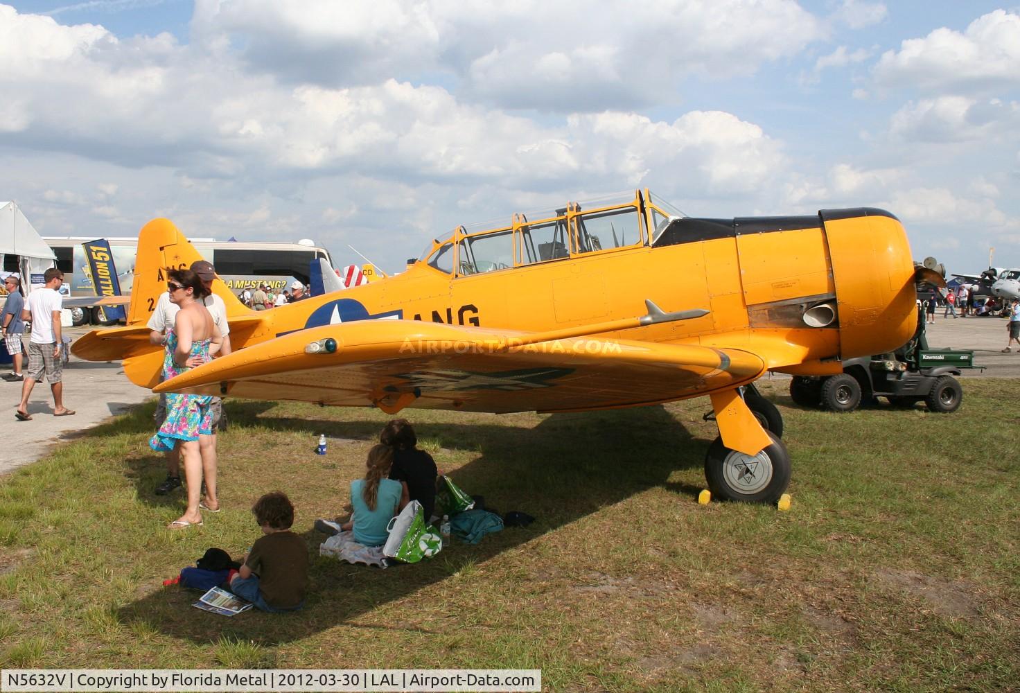 N5632V, 1957 North American T-6G Texan C/N 197-022, T-6G Texan
