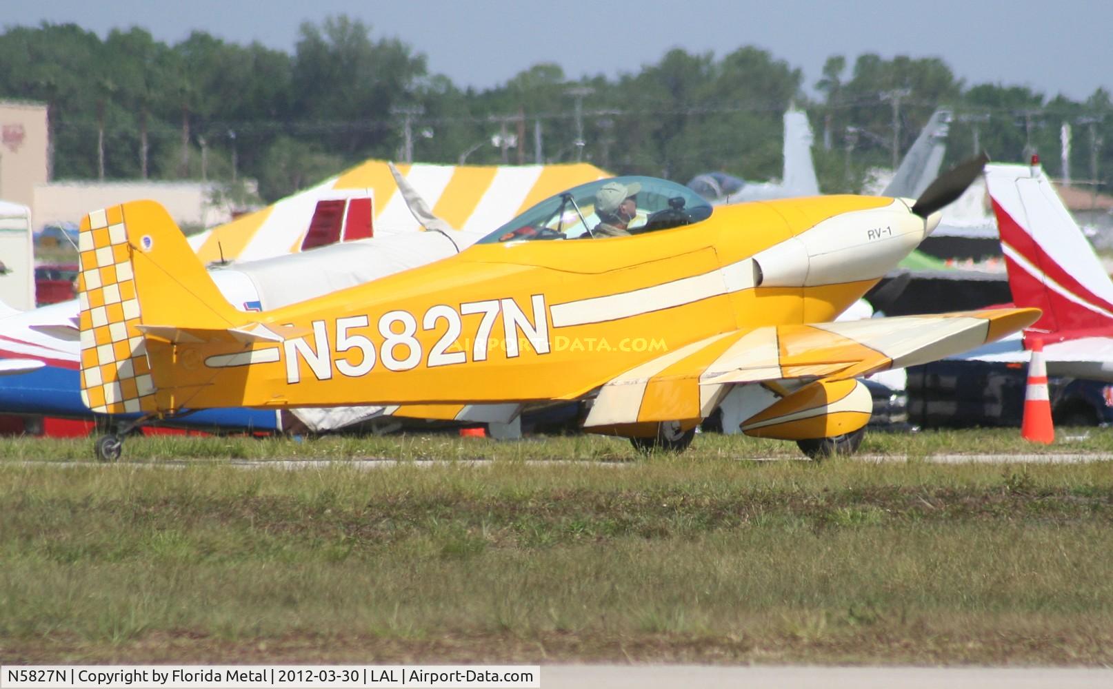 N5827N, 1955 Vans RV-1 C/N 171, The beginning of the Van's line, the RV-1