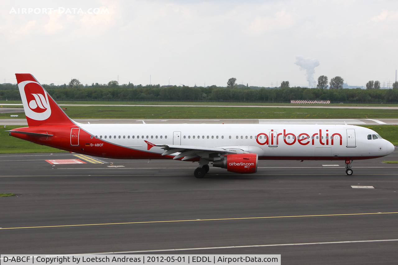 D-ABCF, 2003 Airbus A321-211 C/N 1966, BER3224 Dusseldorf to Malaga, Pablo Ruiz Picasso (AGP)
