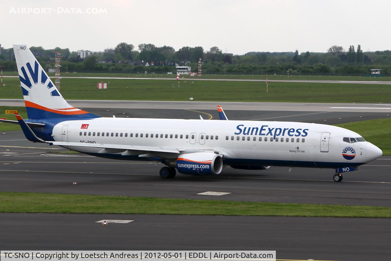 TC-SNO, 2010 Boeing 737-8HC C/N 40776, SXS861 Dusseldorf to Istanbul, Sabiha Gokcen (SAW)