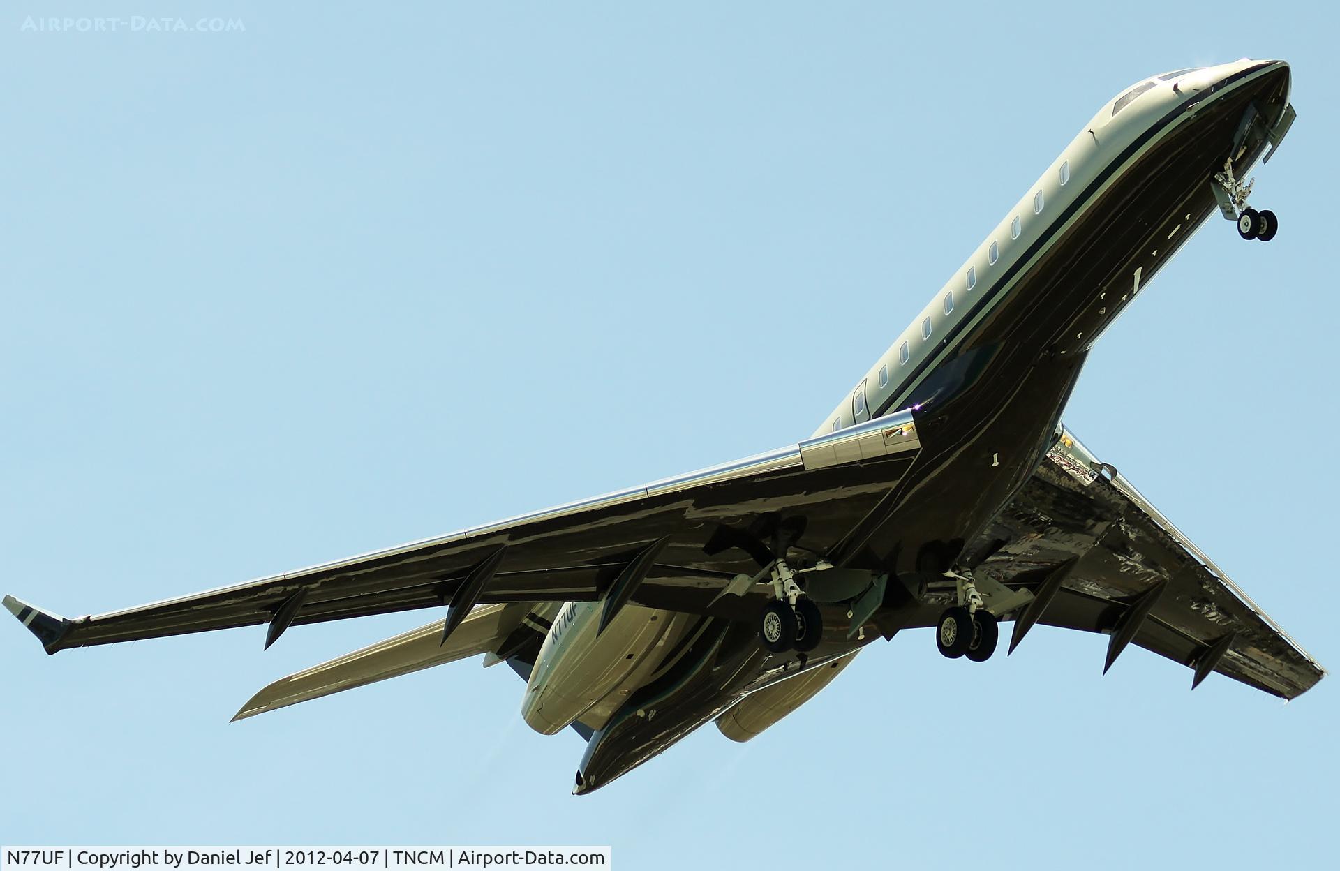 N77UF, 2008 Bombardier BD-700-1A10 Global Express C/N 9284, N77UF