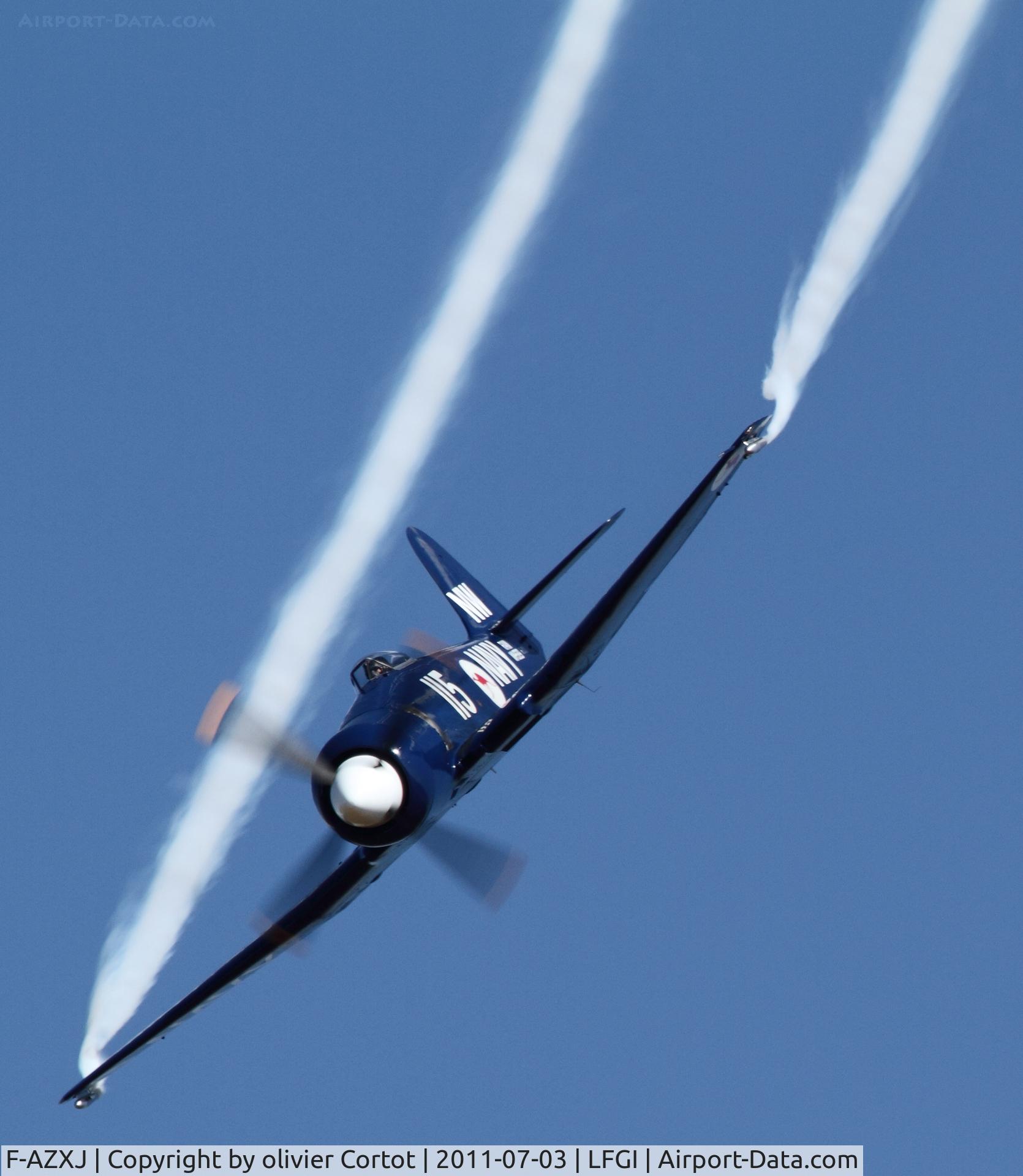 F-AZXJ, 1949 Hawker Sea Fury FB.11 C/N 37733, Darois airshow