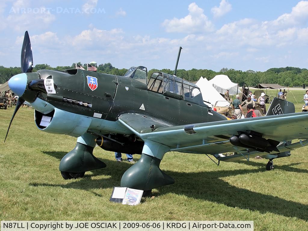N87LL, 1979 Junkers Ju-87-B Replica C/N S-1, at KRDG