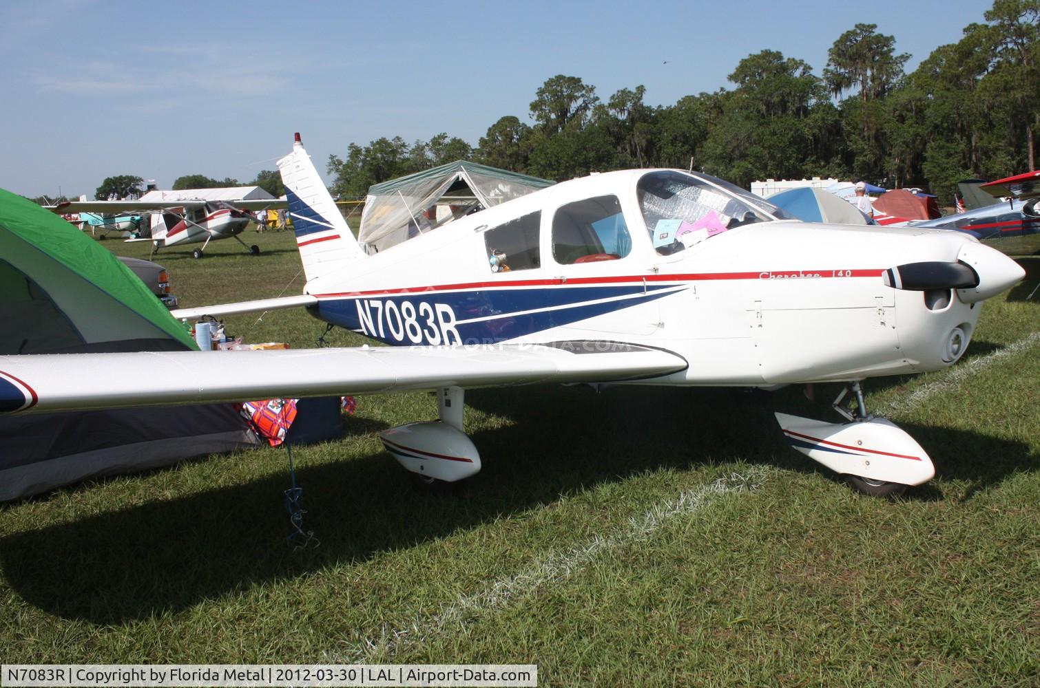 N7083R, 1966 Piper PA-28-140 C/N 28-21785, PA-28-140
