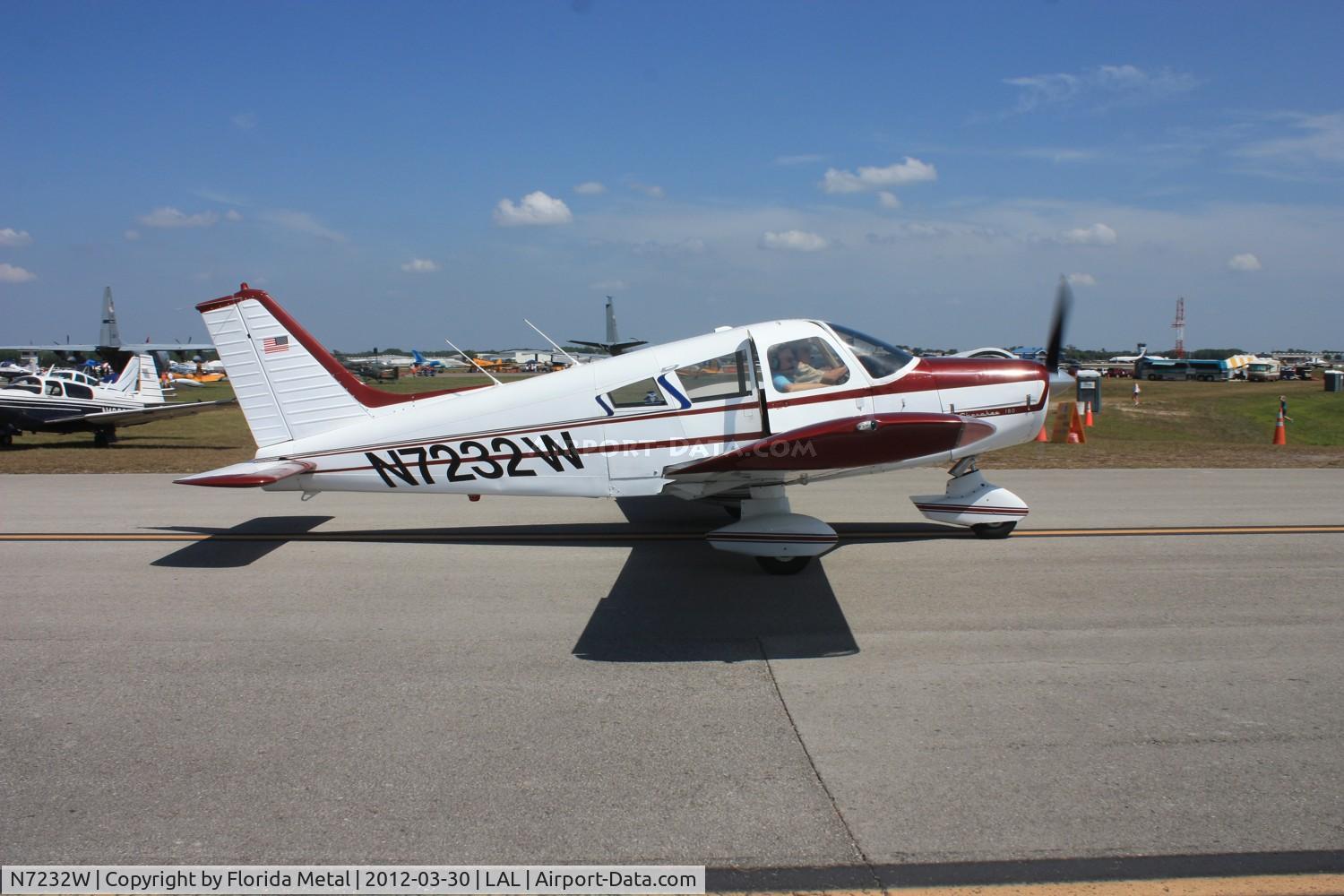 N7232W, 1963 Piper PA-28-180 C/N 28-1050, Piper PA-28-180