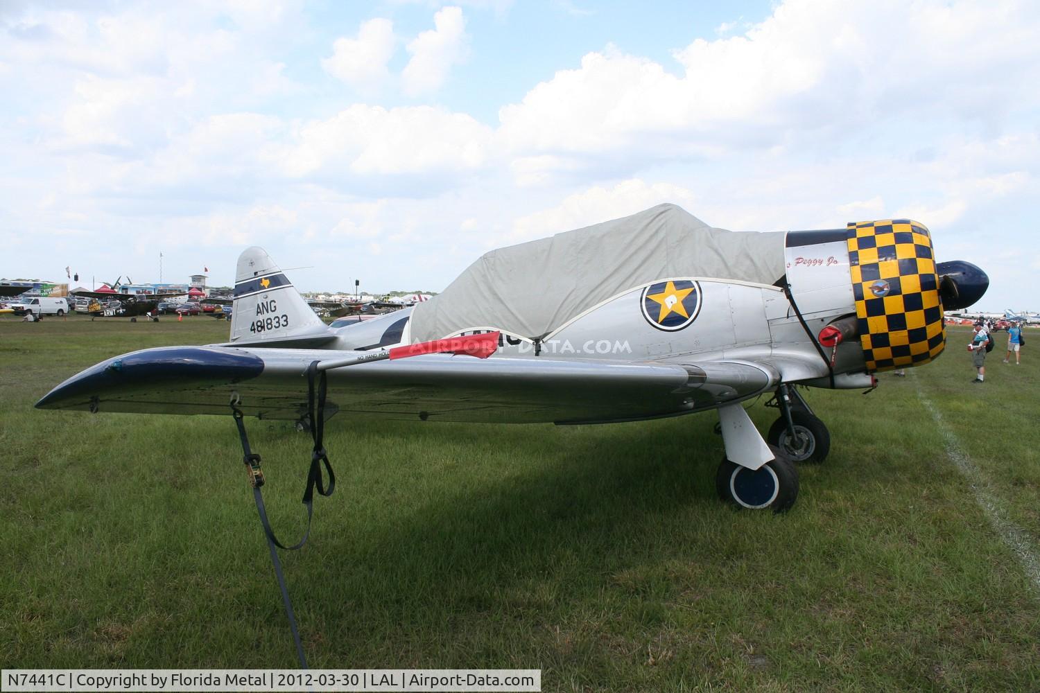 N7441C, 1945 North American AT-6F Texan C/N 12142555, AT-6F