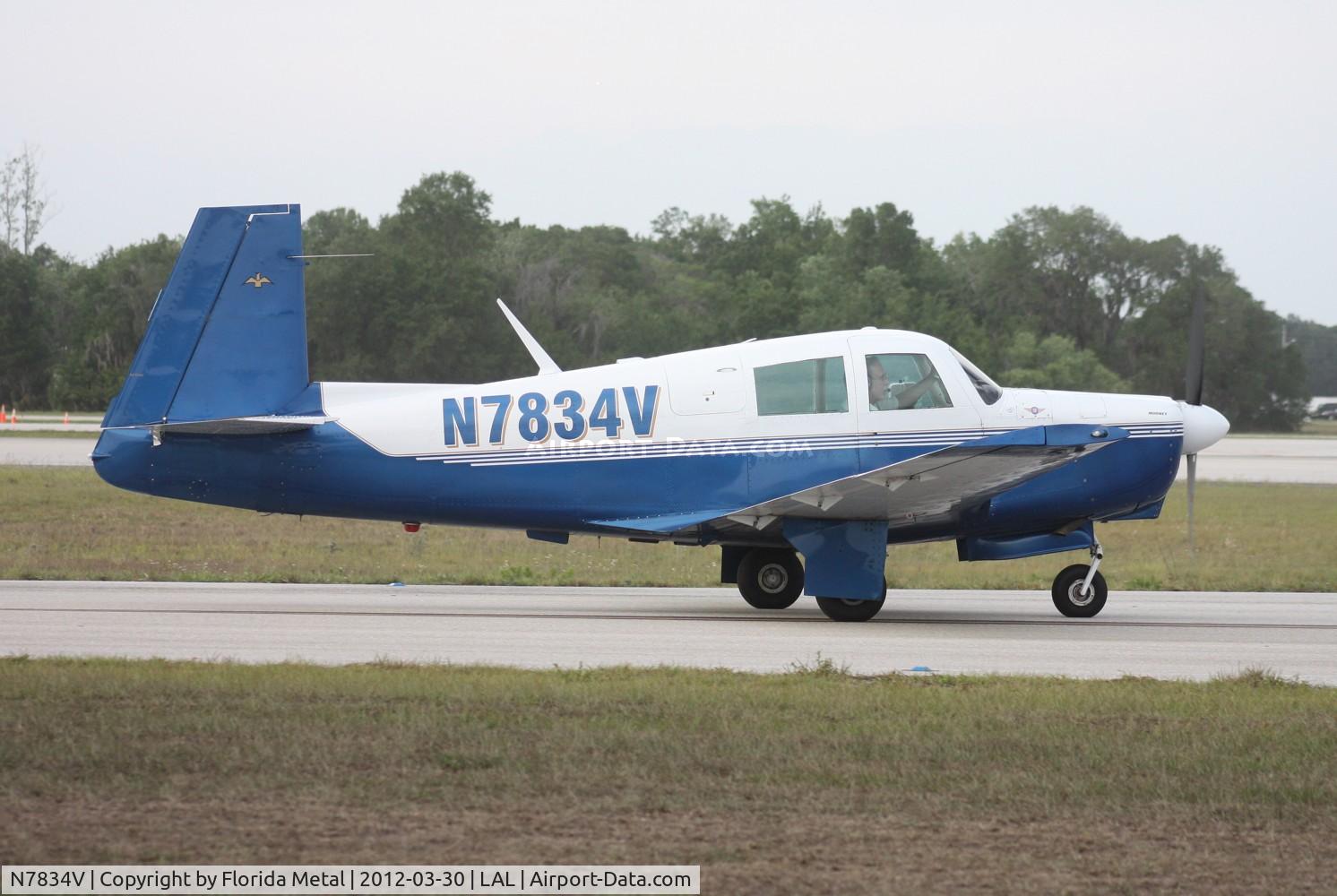 N7834V, 1964 Mooney M20C Ranger C/N 2870, Mooney M20C