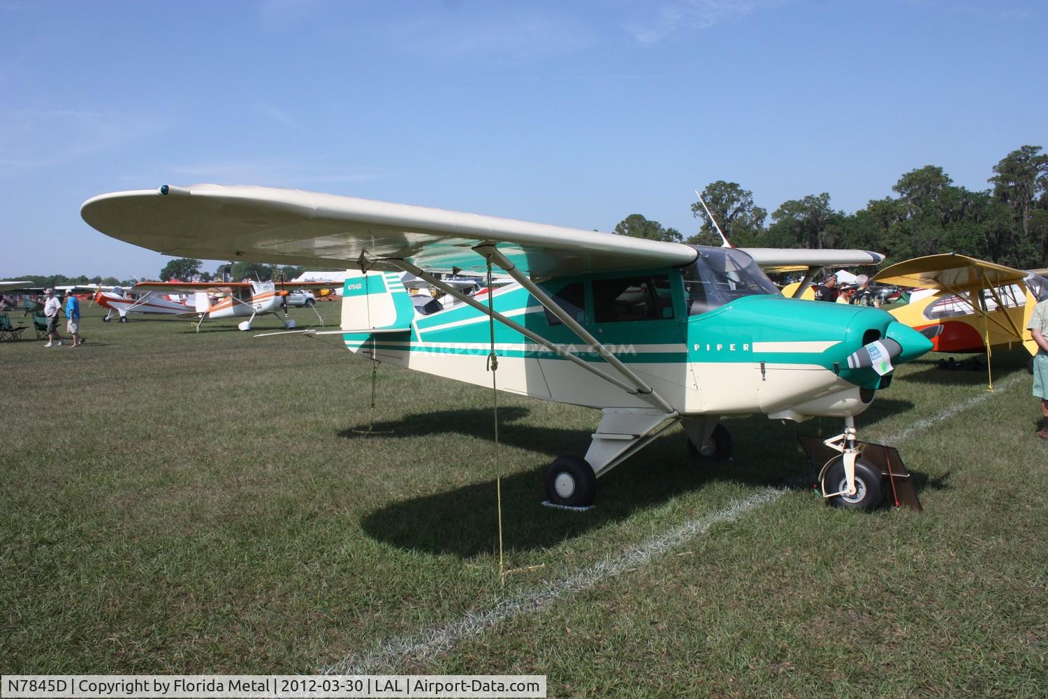 N7845D, 1957 Piper PA-22-150 Tri-Pacer C/N 22-5495, Pa-22-150