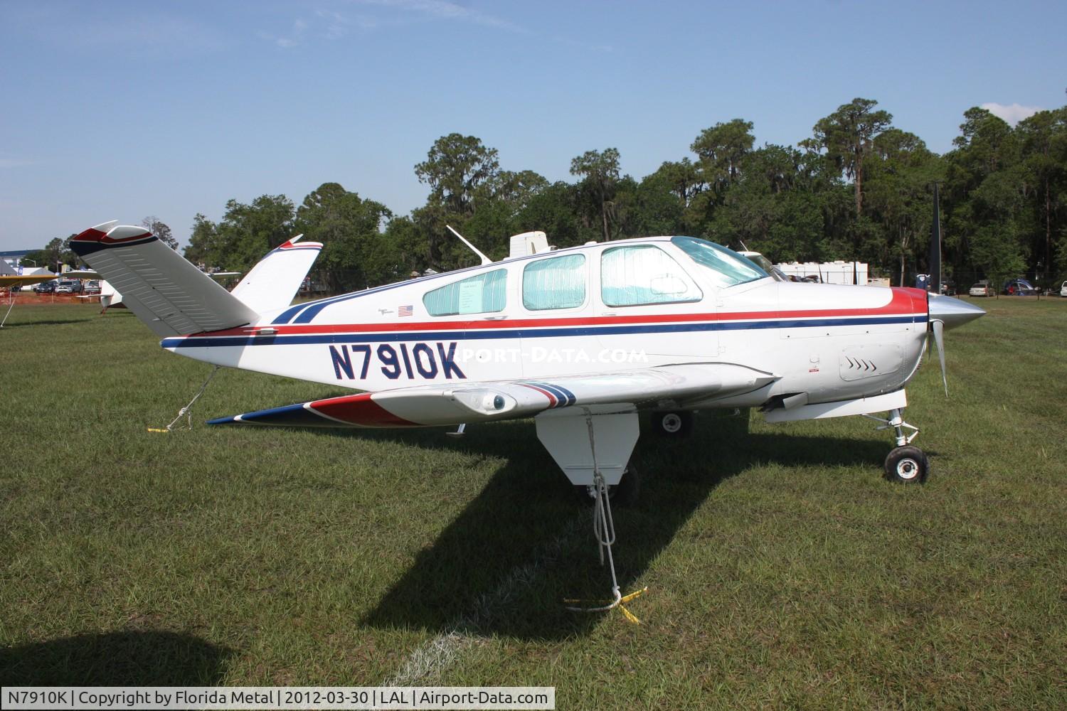 N7910K, 1964 Beech S35 Bonanza C/N D-7405, Beech S35