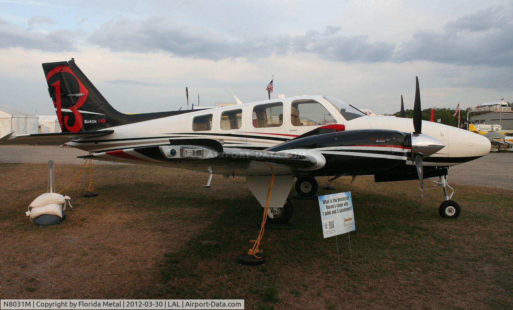 N8031M, Hawker Beechcraft Corp G58 Baron C/N TH-2331, Beech G58