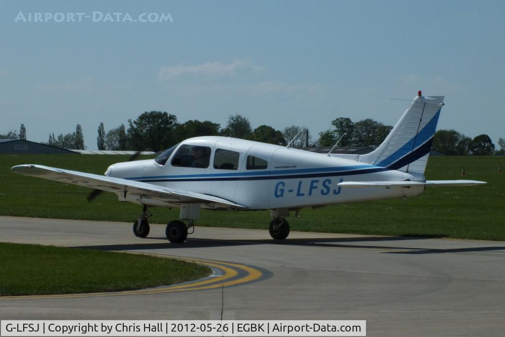 G-LFSJ, 1979 Piper PA-28-161 Cherokee Warrior II C/N 28-7916536, at AeroExpo 2012