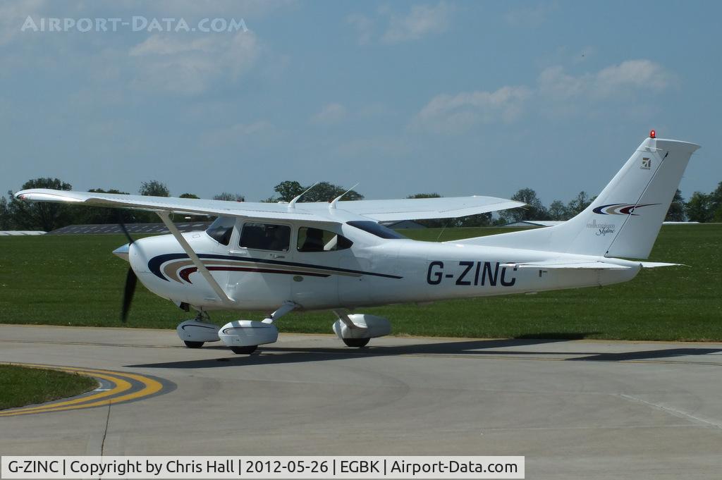 G-ZINC, 2000 Cessna 182S Skylane C/N 18280757, at AeroExpo 2012
