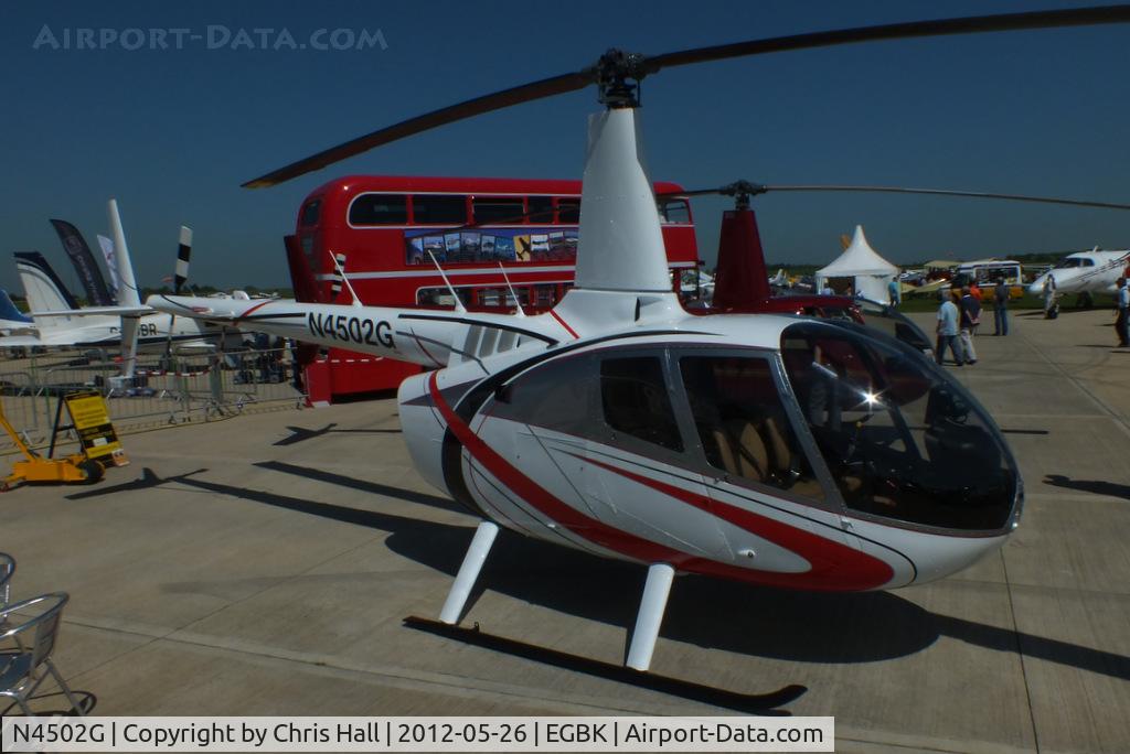 N4502G, 2011 Robinson R66 Turbine C/N 0059, at AeroExpo 2012