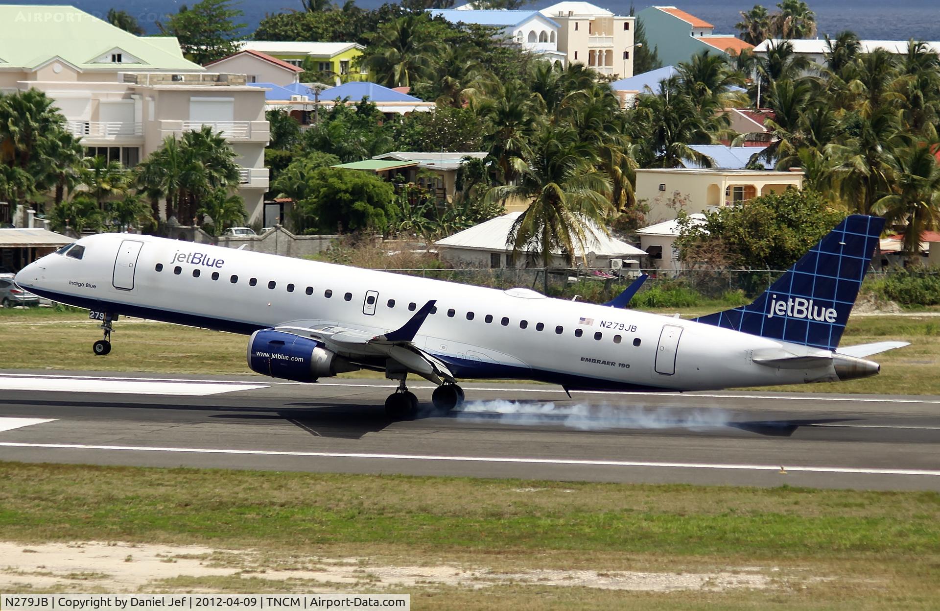N279JB, 2007 Embraer 190AR (ERJ-190-100IGW) C/N 19000090, N279JB