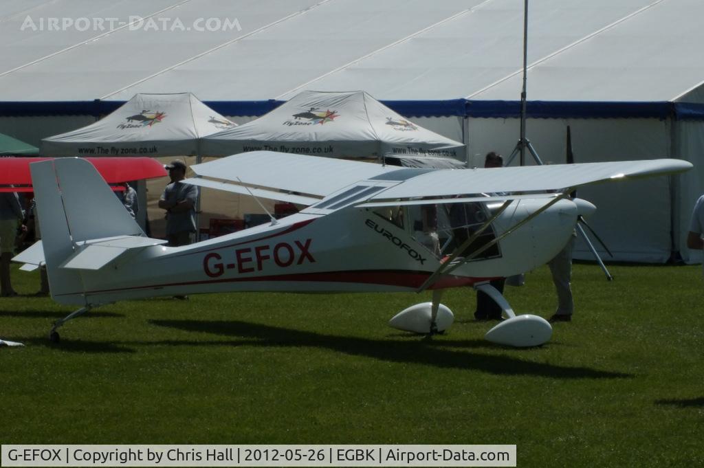G-EFOX, 2011 Aeropro Eurofox 912(1) C/N BMAA/HB/604, at AeroExpo 2012