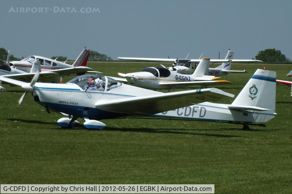 G-CDFD, 2004 Scheibe SF-25C Falke C/N 44705, at AeroExpo 2012
