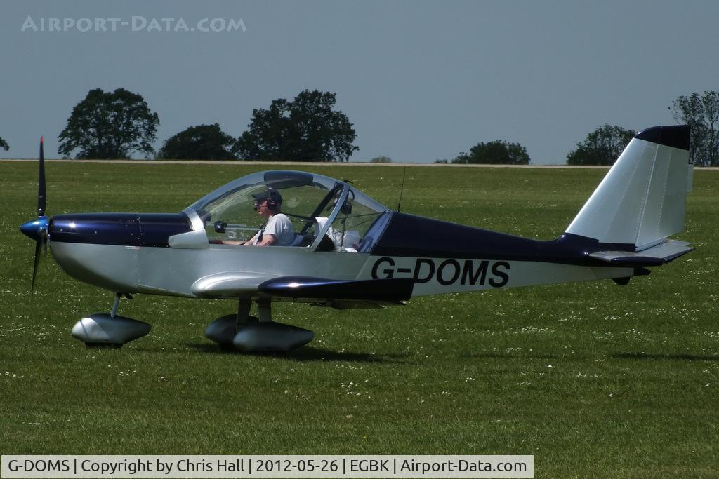 G-DOMS, 2004 Aerotechnik EV-97A Eurostar C/N PFA 315-14254, at AeroExpo 2012