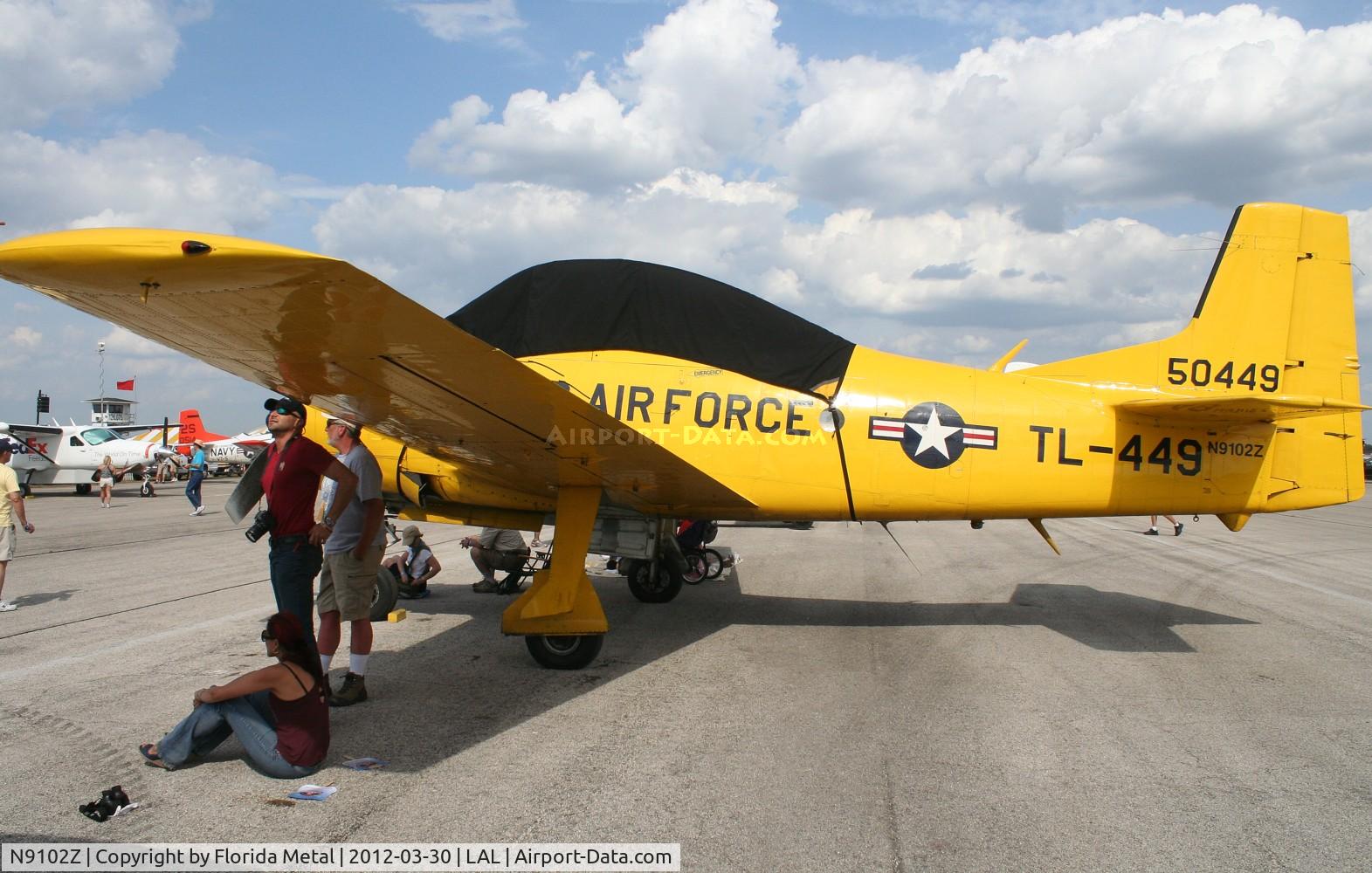 N9102Z, 1951 North American T-28A Trojan C/N 171-7, T-28A