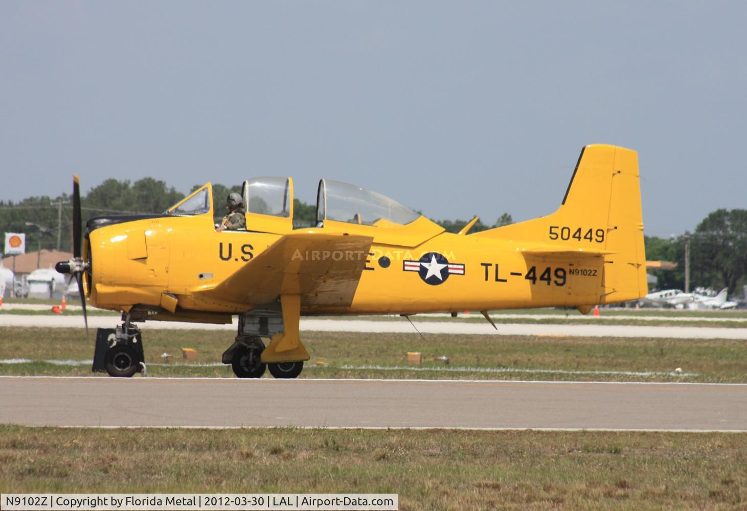 N9102Z, 1951 North American T-28A Trojan C/N 171-7, T-28A