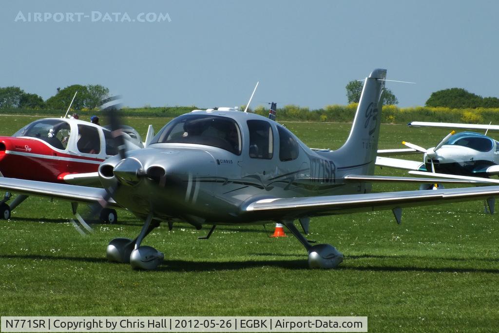 N771SR, 2007 Cirrus SR22 G3 GTS Turbo C/N 2771, at AeroExpo 2012