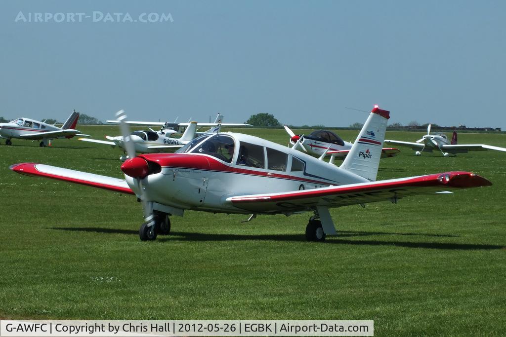 G-AWFC, 1968 Piper PA-28R-180 Cherokee Arrow C/N 28R-30670, at AeroExpo 2012