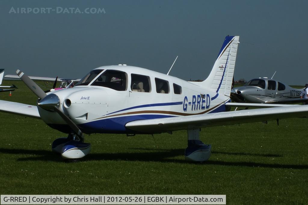 G-RRED, 2008 Piper PA-28-181 Cherokee Archer III C/N 2843673, at AeroExpo 2012