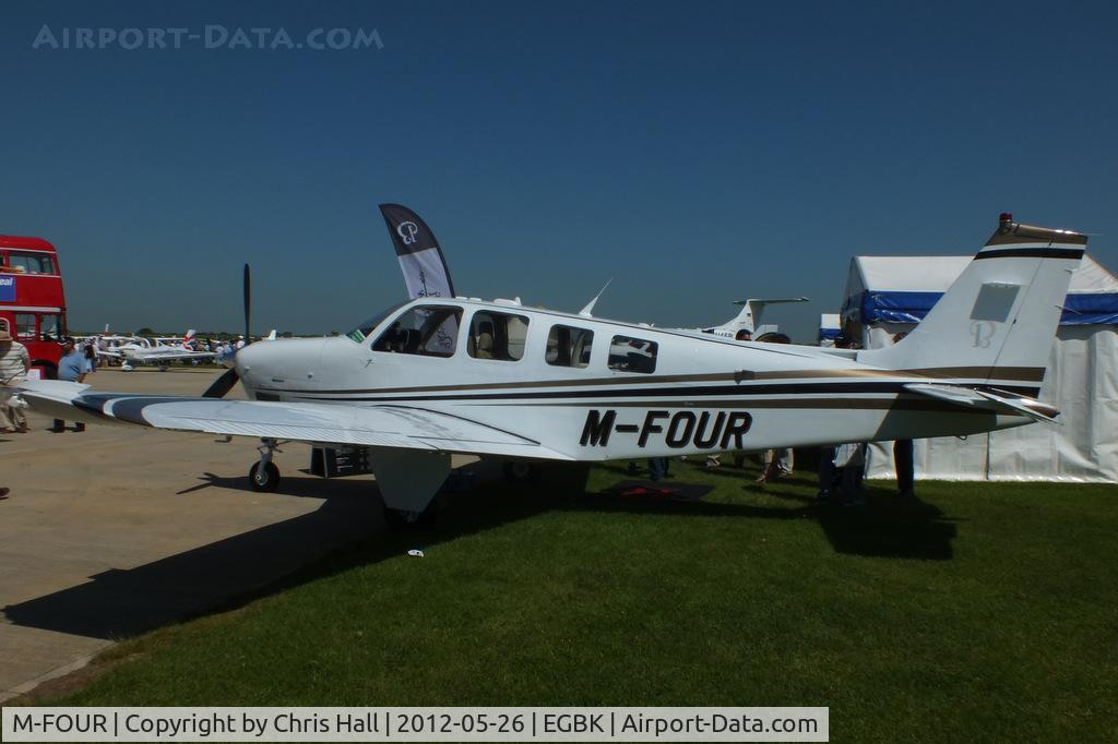 M-FOUR, 2008 Hawker Beechcraft G36 Bonanza C/N E-3849, at AeroExpo 2012