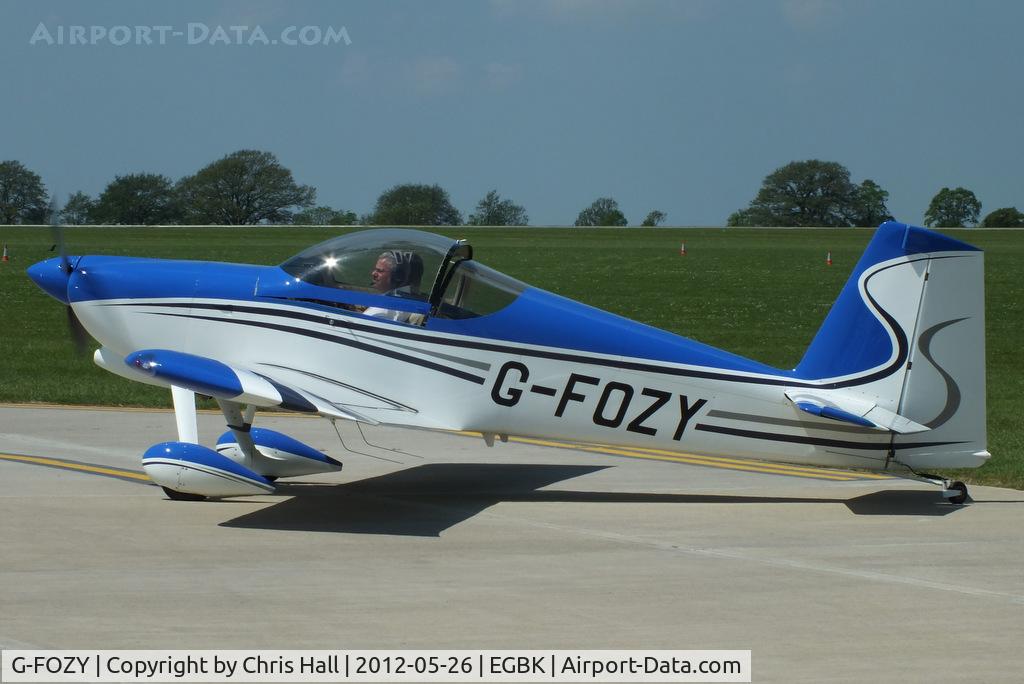 G-FOZY, 2012 Vans RV-7 C/N PFA 323-14150, at AeroExpo 2012