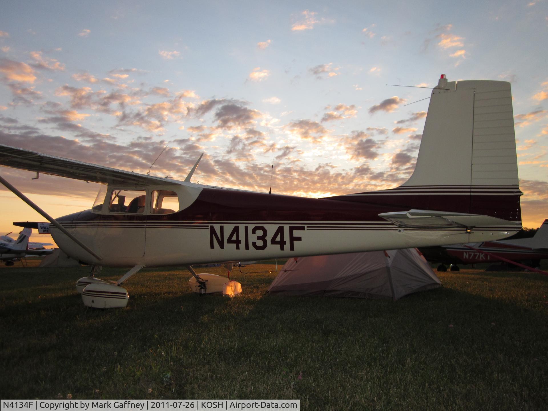 N4134F, 1958 Cessna 172 C/N 46034, EAA Oshkosh 2011