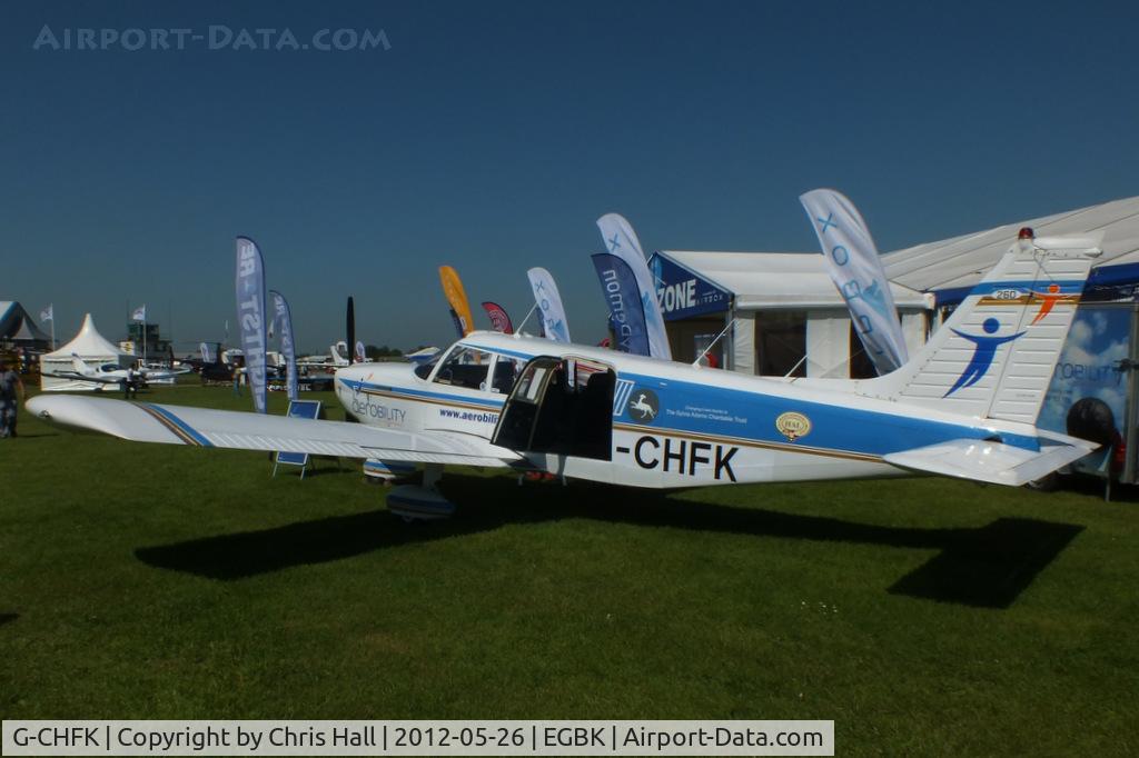 G-CHFK, 1972 Piper PA-32-260 Cherokee Six Cherokee Six C/N 32-7200031, at AeroExpo 2012