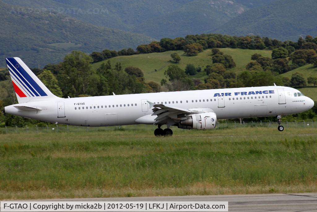 F-GTAO, 2007 Airbus A321-211 C/N 3098, Landing in 20 from Paris Orly