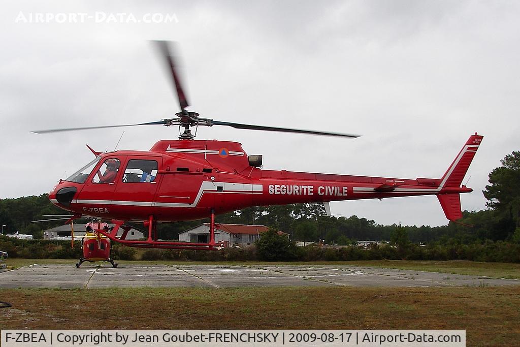 F-ZBEA, Aerospatiale AS-350B Ecureuil C/N 1003, Base Hélico Commandant Patrick Bros de Lacanau (France)