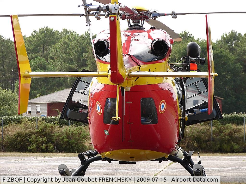 F-ZBQF, 2004 Eurocopter-Kawasaki EC-145 (BK-117C-2) C/N 9064, DRAGON 33
Base Hélico Commandant Patrick Bros de Lacanau (France)