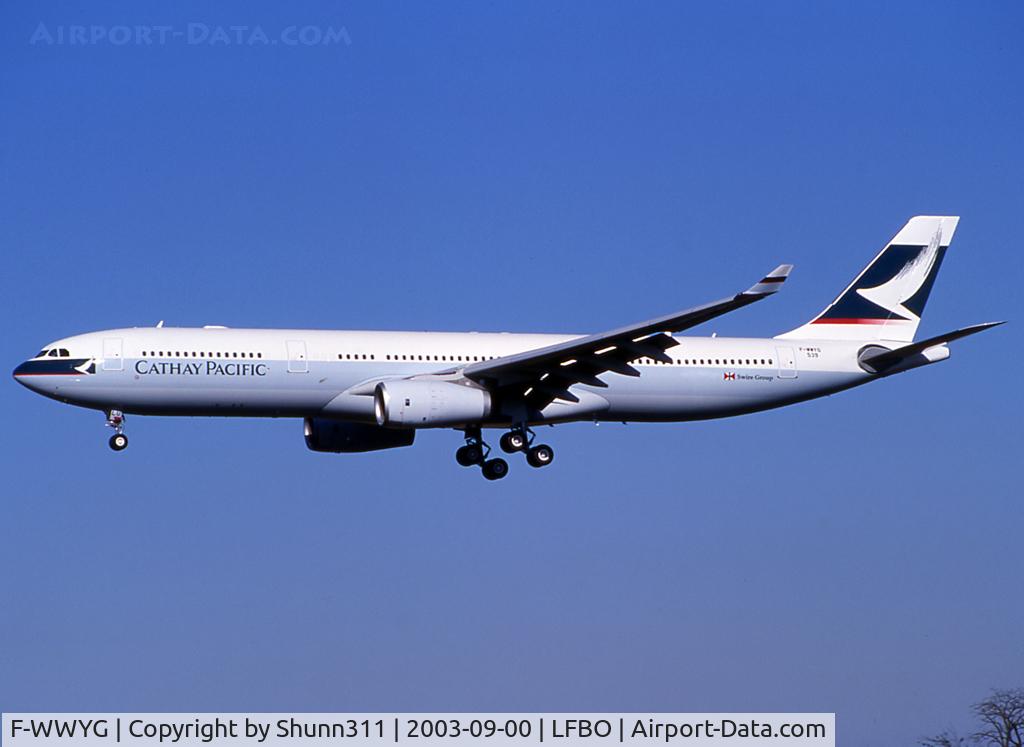 F-WWYG, 2003 Airbus A330-343 C/N 539, C/n 0539 - To be B-HLU