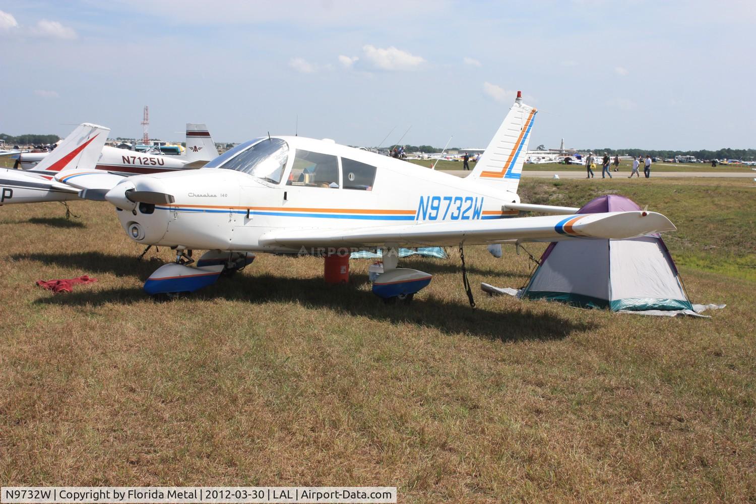 N9732W, 1967 Piper PA-28-140 C/N 28-23212, PA-28-140