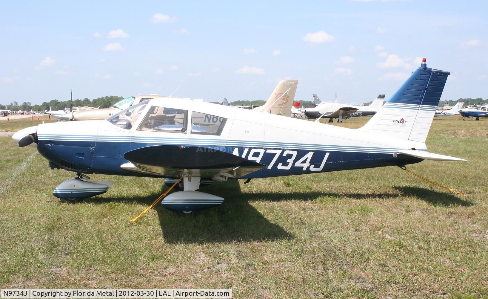 N9734J, 1967 Piper PA-28-180 C/N 28-3927, Pa-28-180