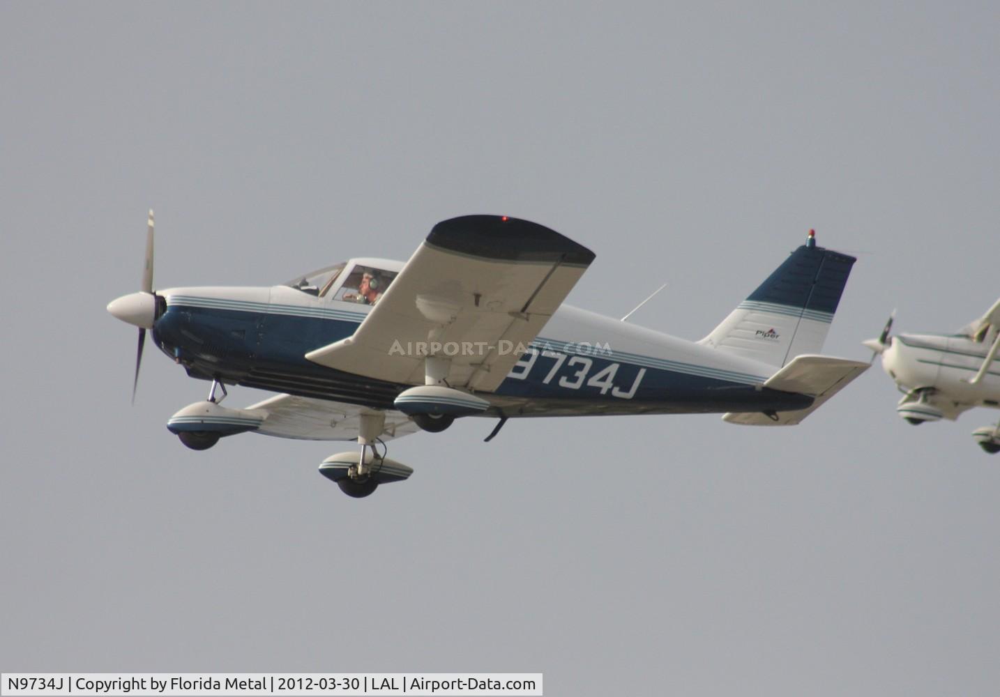 N9734J, 1967 Piper PA-28-180 C/N 28-3927, PA-28-180