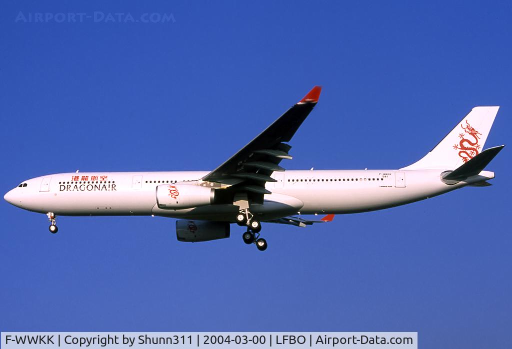 F-WWKK, 2004 Airbus A330-343X C/N 581, C/n 0581 - To be B-HYQ