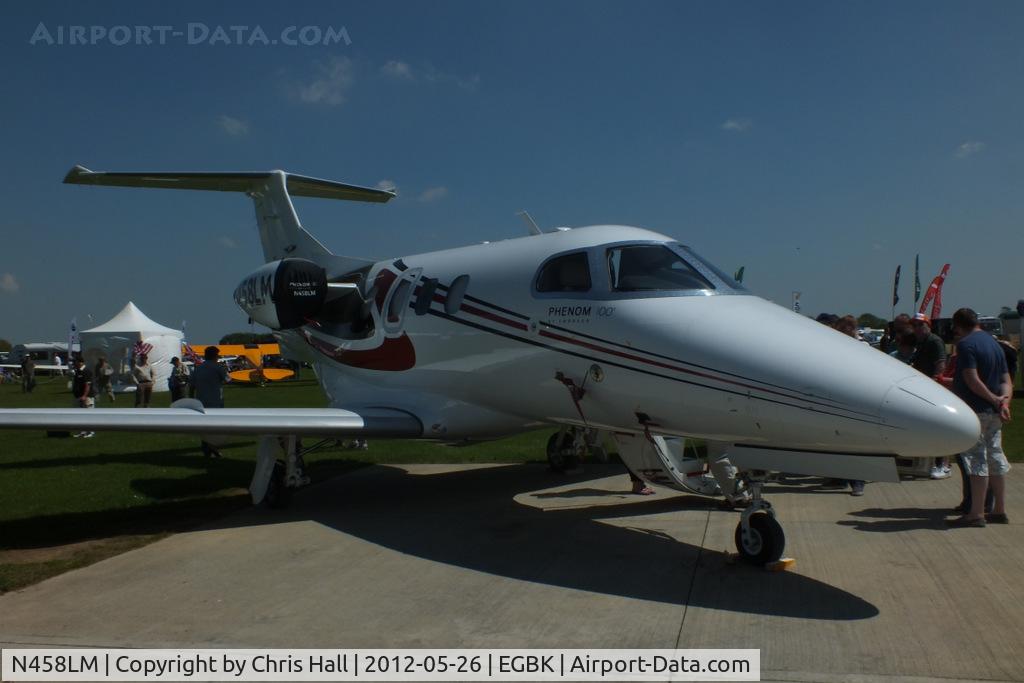 N458LM, 2009 Embraer EMB-500 Phenom 100 C/N 50000019, at AeroExpo 2012