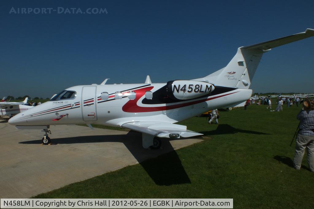 N458LM, 2009 Embraer EMB-500 Phenom 100 C/N 50000019, at AeroExpo 2012