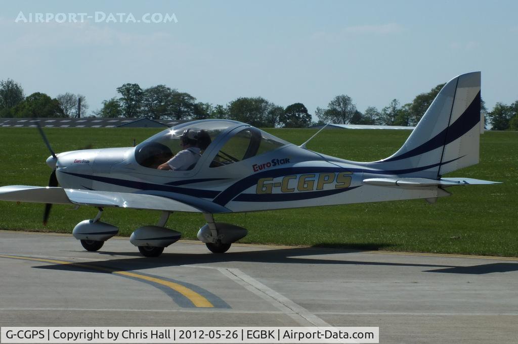 G-CGPS, 2010 Aerotechnik EV-97 Eurostar SL C/N LAA 315B-14987, at AeroExpo 2012