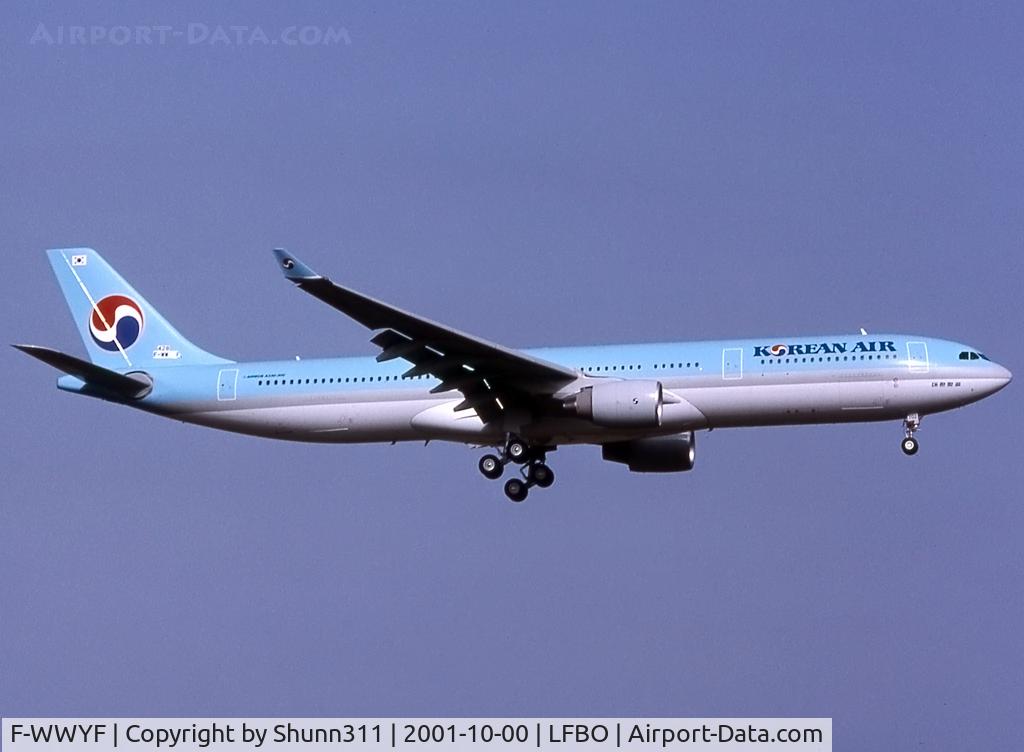 F-WWYF, 2001 Airbus A330-323X C/N 428, C/n 0428 - To be HL7702