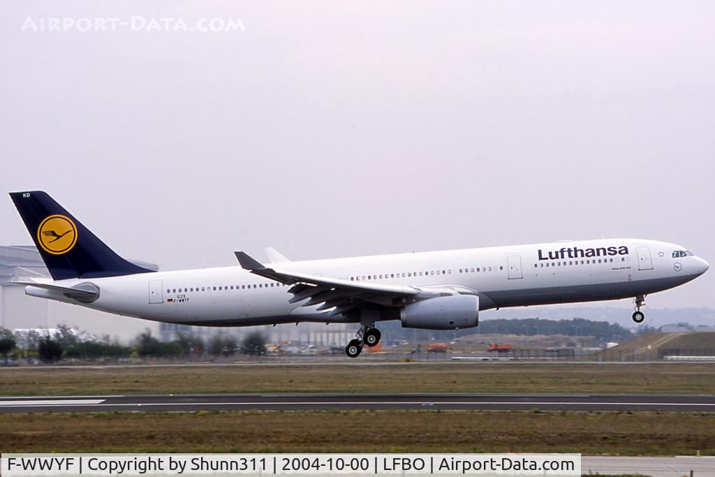 F-WWYF, 2004 Airbus A330-343X C/N 629, C/n 0629 - To be D-AIKD