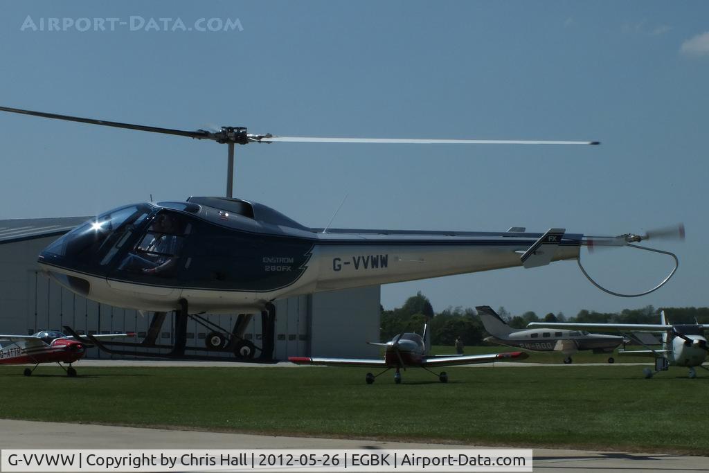 G-VVWW, 1990 Enstrom 280FX Shark C/N 2056, at AeroExpo 2012